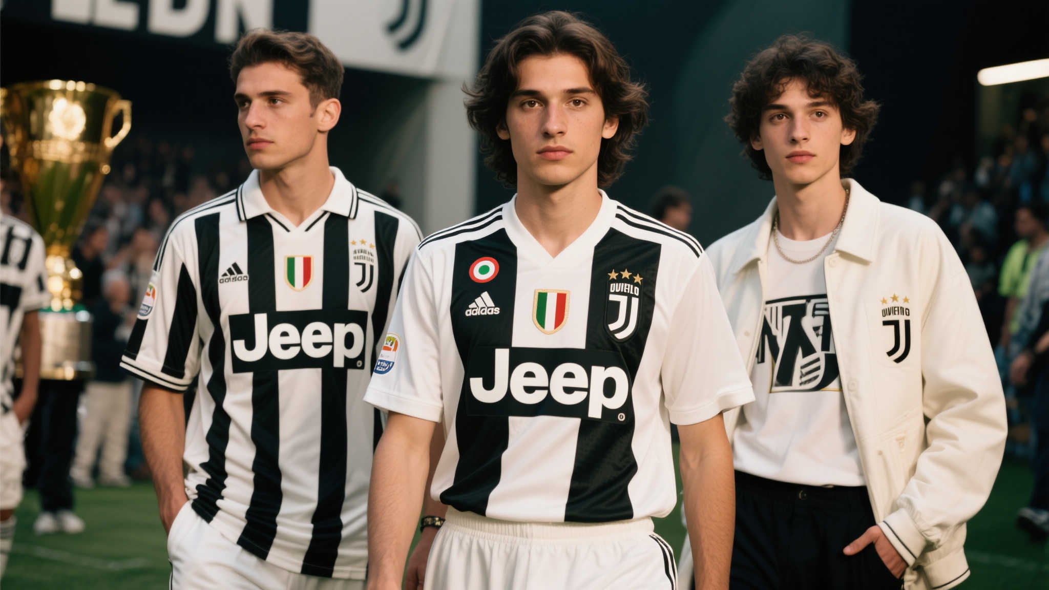 博格巴与约罗、梅努同框合影,尤文复古球衣成亮点 博格巴与约罗、梅努同框合影,尤文复古球衣成亮点