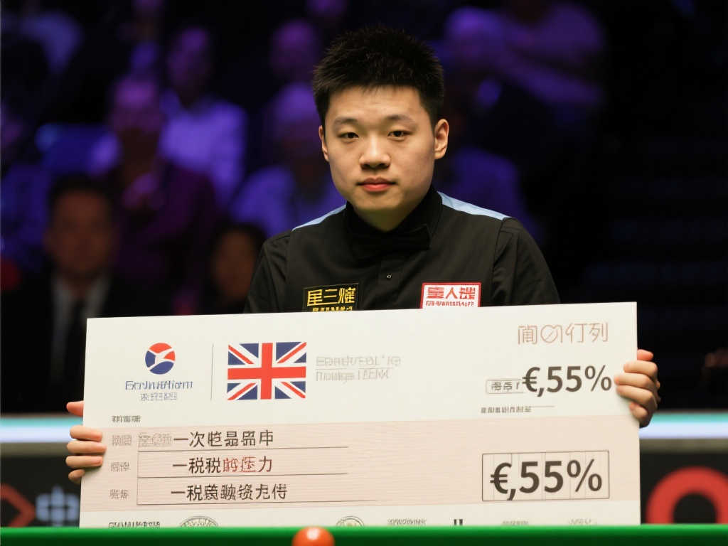赵心童世锦赛夺冠奖金50万镑，税后仅剩一半！